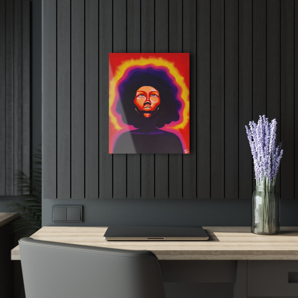ORANGEMOON Glass Canvas Print, OG Size