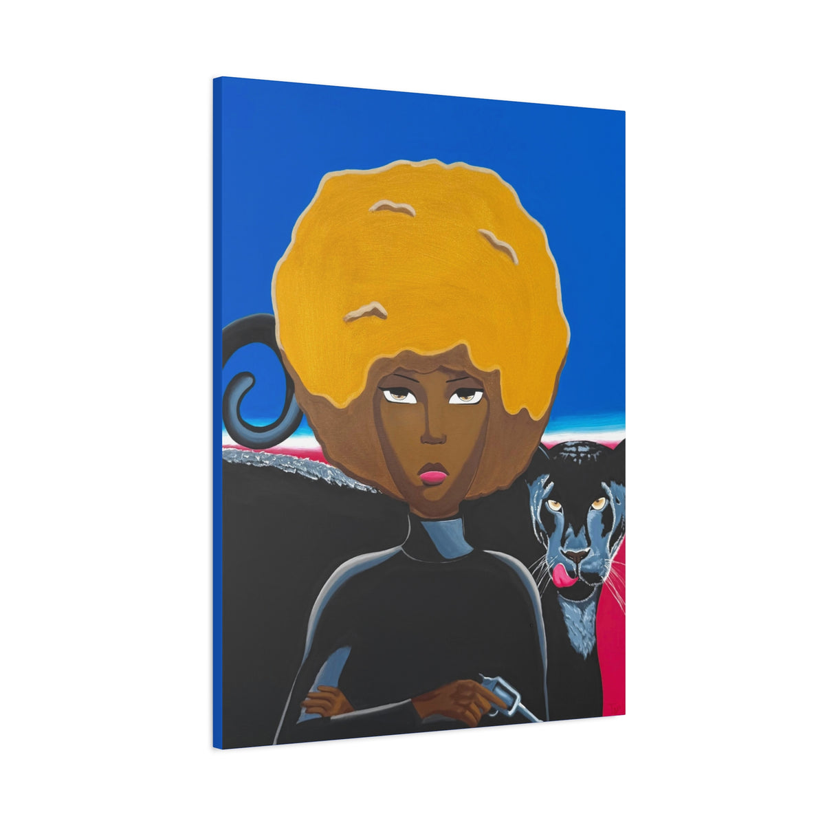 PANTHERESS, Matte Canvas Print