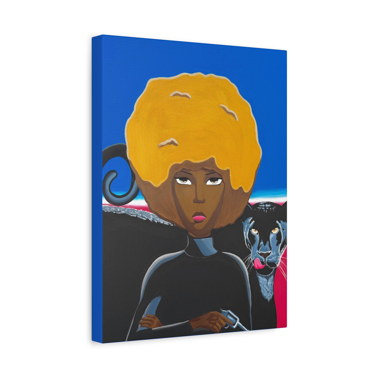 PANTHERESS, Matte Canvas Print