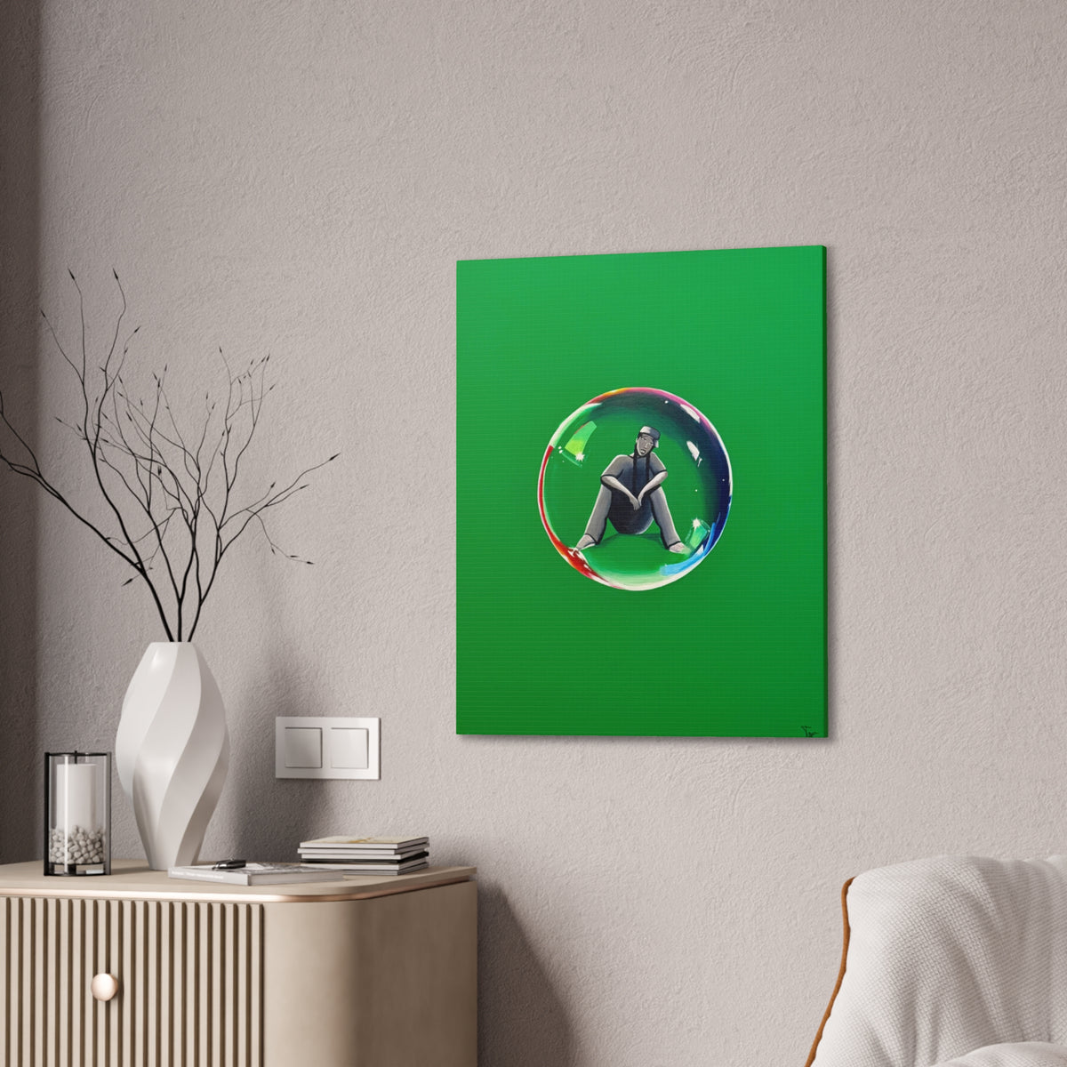 COMFORT KILLS Matte Canvas Print