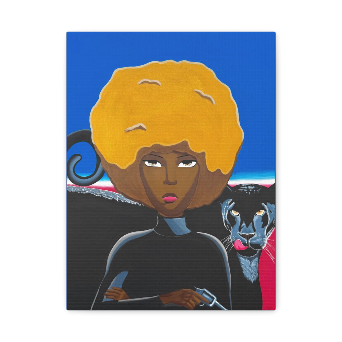PANTHERESS, Matte Canvas Print