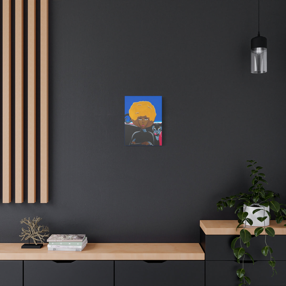 PANTHERESS, Matte Canvas Print
