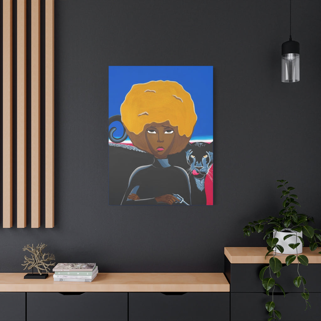 PANTHERESS, Matte Canvas Print