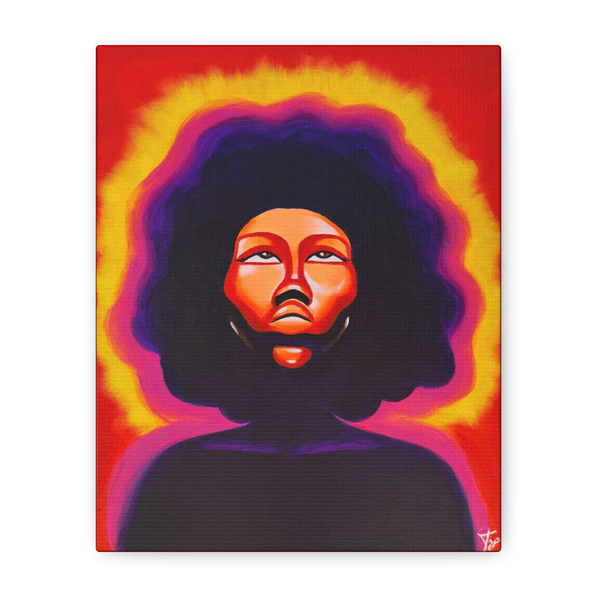 ORANGEMOON, Matte Canvas Print